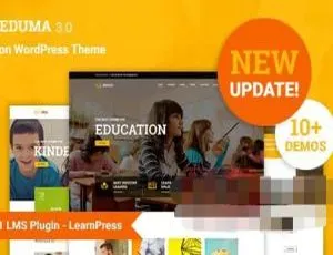 Eduma在线教育WordPress主题 - 中文汉化专业版 教育培训学校LMS响应式模板-蓝海网