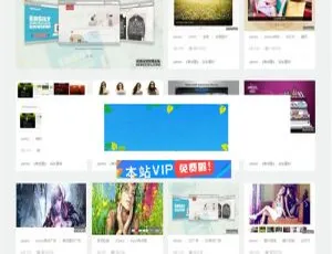 织梦响应式设计师素材模板作品分享平台-蓝海网