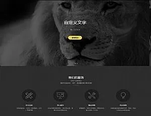 高端响应式品牌设计公司建站源码 HTML5织梦网站模板-蓝海网
