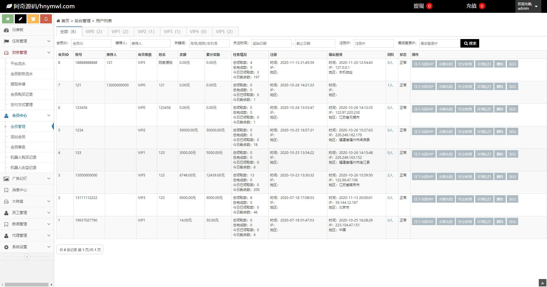 点赞任务系统