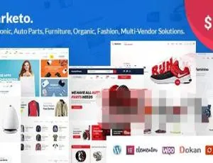 Marketo 服饰电商多供应商市场解决方案 - WooCommerce WordPress主题-蓝海网
