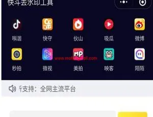 短视频去水印开发工具 小程序软件源码