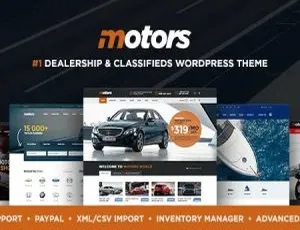 Motors汽车销售租赁分类广告展示WordPress主题模板-蓝海网