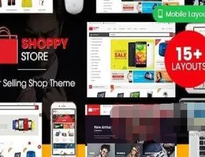 ShoppyStore多功能电子商务主题 - 支持WooCommerce与WordPress-蓝海网