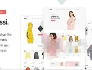 Elessi 5.2.5中文版：WordPress WooCommerce AJAX服饰企业RTS电商主题-蓝海网