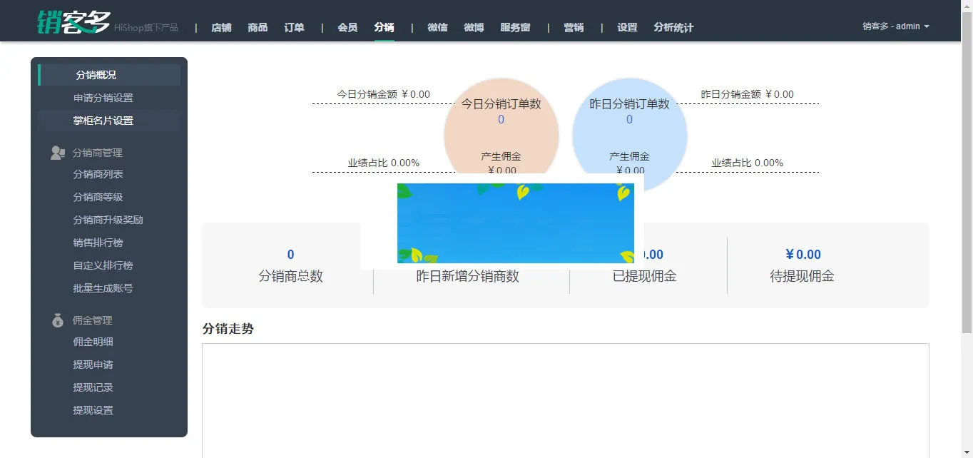 社交电商分润结算