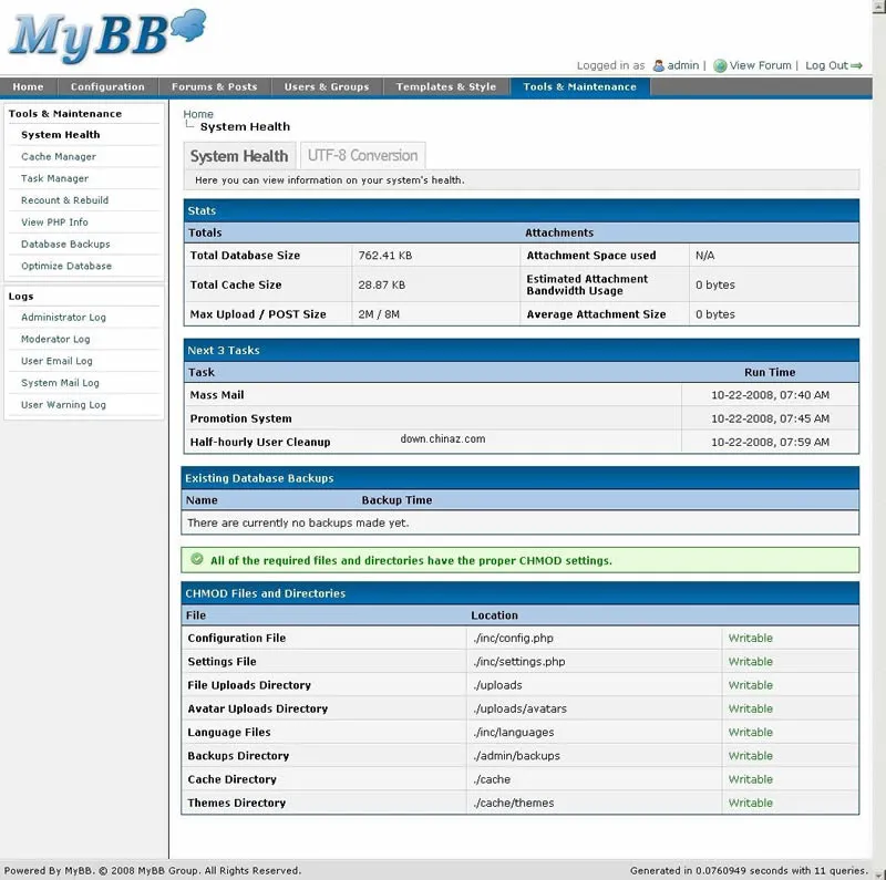 MyBB开源论坛系统 v1.8.27