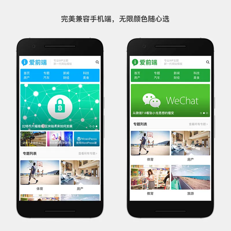 WordPress自适应主题