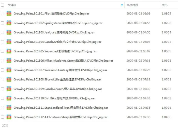 成长的烦恼全七季