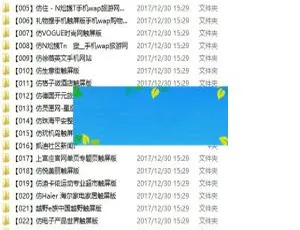 110套HTML5移动网站模板合集-蓝海网
