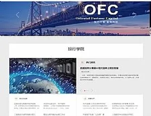 响应式基金投资理财网站源码 HTML5自适应手机模板-蓝海网