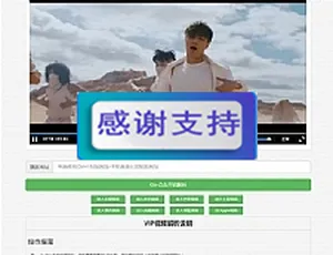VIP视频在线解析 自适应可定制接口 支持手机端视频站