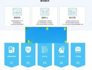 IDC公司网站模板 移动端自适应 织梦DedeCMS开发