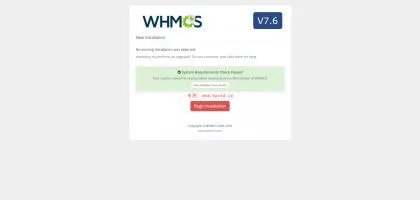 WHMCS系统安装配置