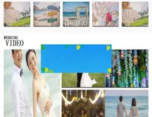 织梦DedeCMS婚庆婚礼婚纱摄影网站模板 手机版-蓝海网