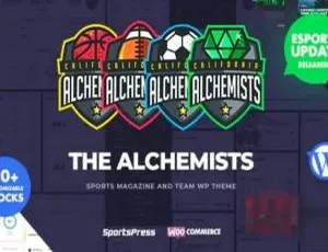 Alchemists体育新闻游戏竞技WordPress主题-蓝海网