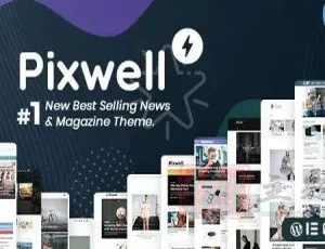 Pixwell 10.6中文版：现代新闻杂志CMS响应式WordPress主题-蓝海网