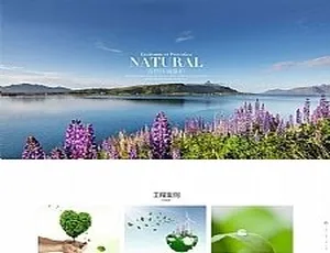 节能环保绿色能源企业网站源码 手机同步版织梦模板-蓝海网