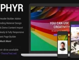 Zephyr 8.1.7.1中文版：可视化自定义企业级WordPress主题-蓝海网