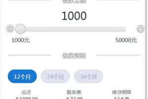 K194小额现金贷系统源码修复版-网络贷款平台支持APP封装-蓝海网