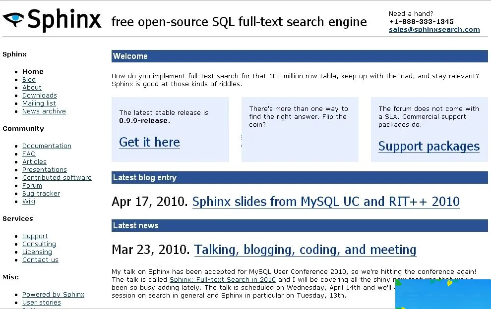 Sphinx全文检索引擎Windows版v3.3.1
