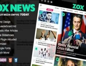 Zox News 3.16.0中文版 新闻杂志WordPress主题 响应式CMS模板-蓝海网
