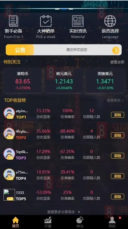 多语言跟单系统