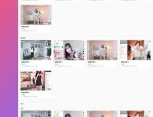 苹果CMSV10粉色系精美模板-在线视频图片小说一站畅享