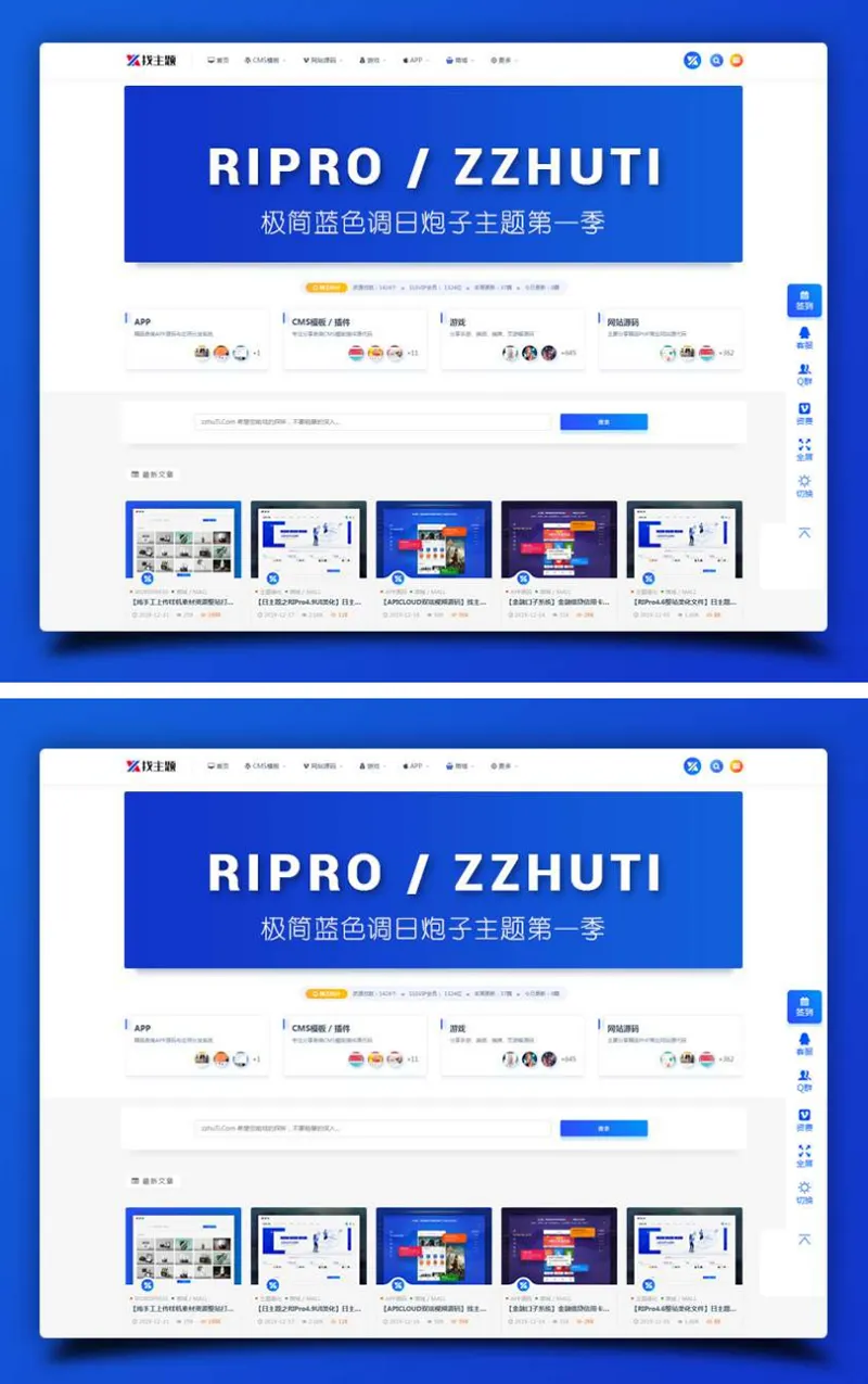 RIPro主题视觉优化