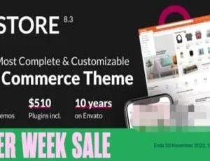 XStore 9.0.1中文版：高级多功能自定义WooCommerce主题模板-蓝海网