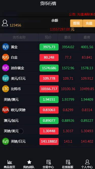 微盘外汇双系统