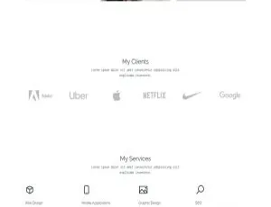 白色极简风设计师作品集响应式网站模板今客CRM系统 v15.10