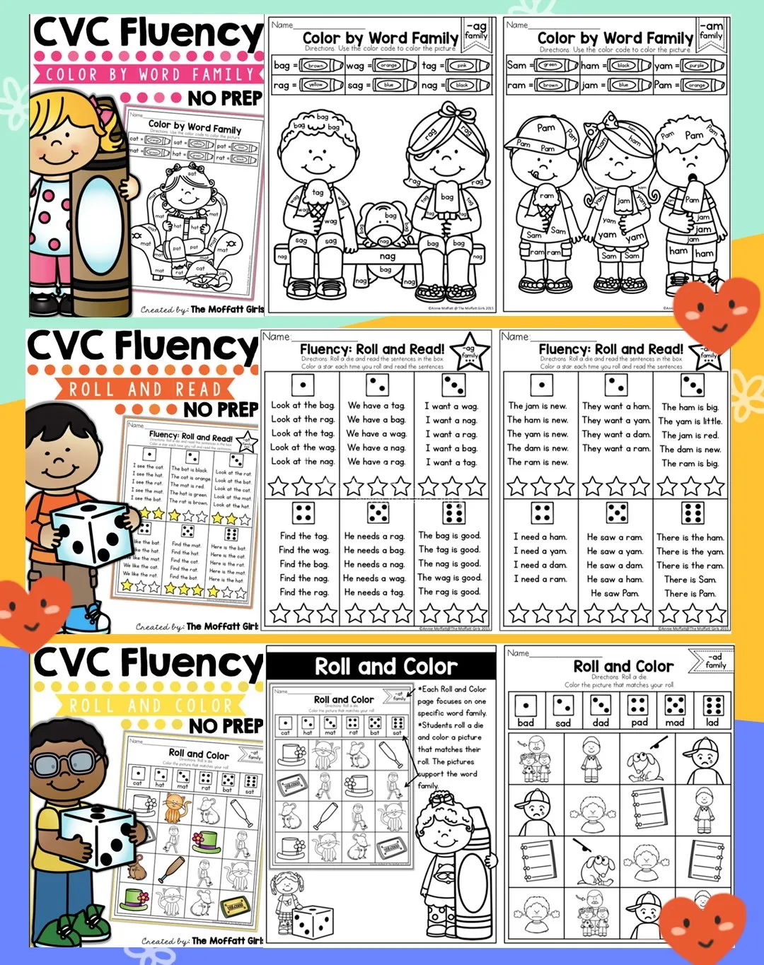 CVC自然拼读教材