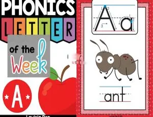 Phonics Letter of the Week 自然拼读英语启蒙绘本 2000+页可打印资料 附英文字幕