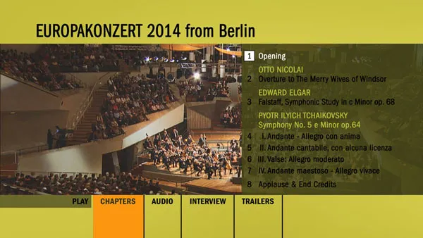 Europakonzert 2014 Konzertmitschnitt