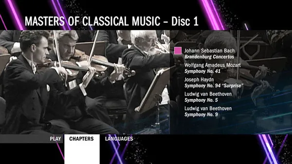 Classical Music Blu-ray collection