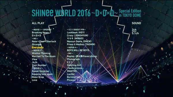 SHINee蓝光双碟特别版