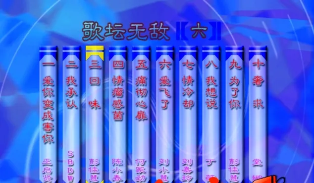 歌坛无敌06专辑