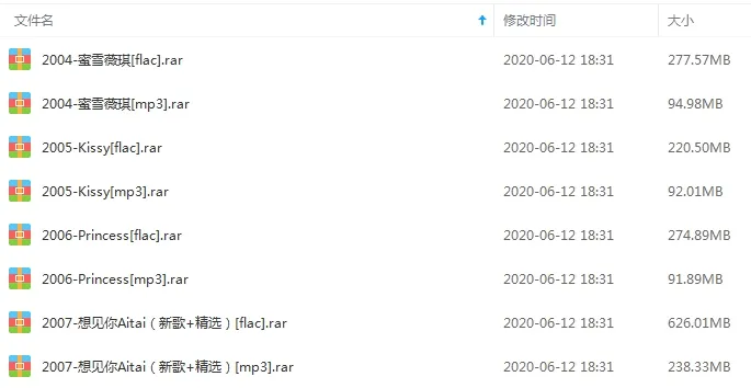 Princess金曲奖提名专辑