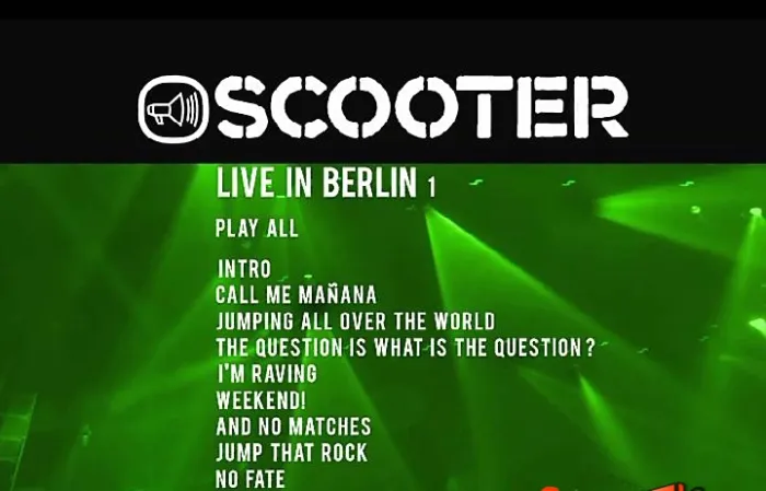 Scooter柏林演唱会DVD