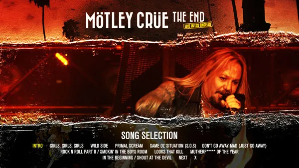 Mötley Crüe欧洲Blu-ray