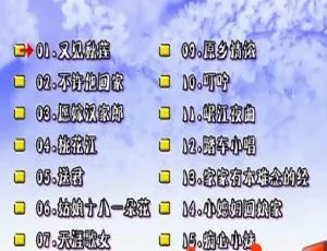 山地情歌泳装版花仙子 KTV DVD专辑第三辑 高清原版珍藏
