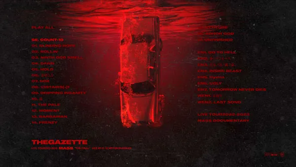 the GazettE MASS 武道馆蓝光