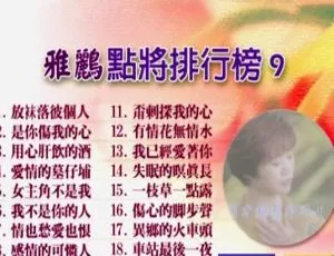 群星-雅鹂点将排行榜9 经典老歌KTV必唱金曲合集 车载音乐高清音源