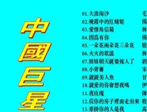 群星《中国巨星》经典KTV DVD 高清音质珍藏合集-蓝海网