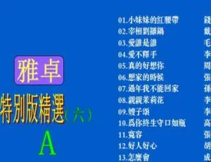 群星雅卓6 KTV经典 双碟装 LD转DVD原版高品质-蓝海网