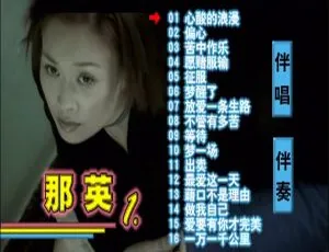 那英《心酸的浪漫》原装巨星MTV卡拉OK精选 KTV DVDISO高清典藏