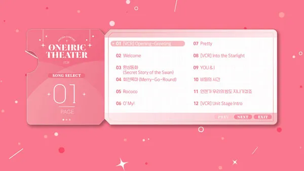 IZ*ONE Oneiric Theater BDMV