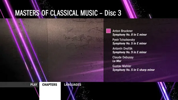 Masters of Classical Music 2015 Blu-ray
