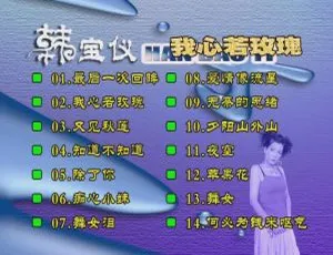 韩宝仪《我心若玫瑰》KTV DVD原盘高清珍藏版